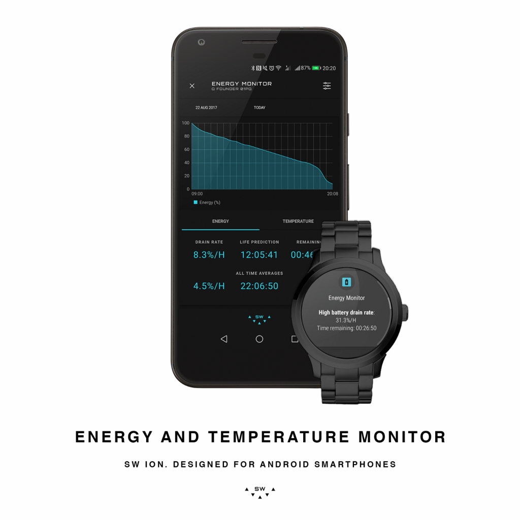 Wear os shop battery monitor